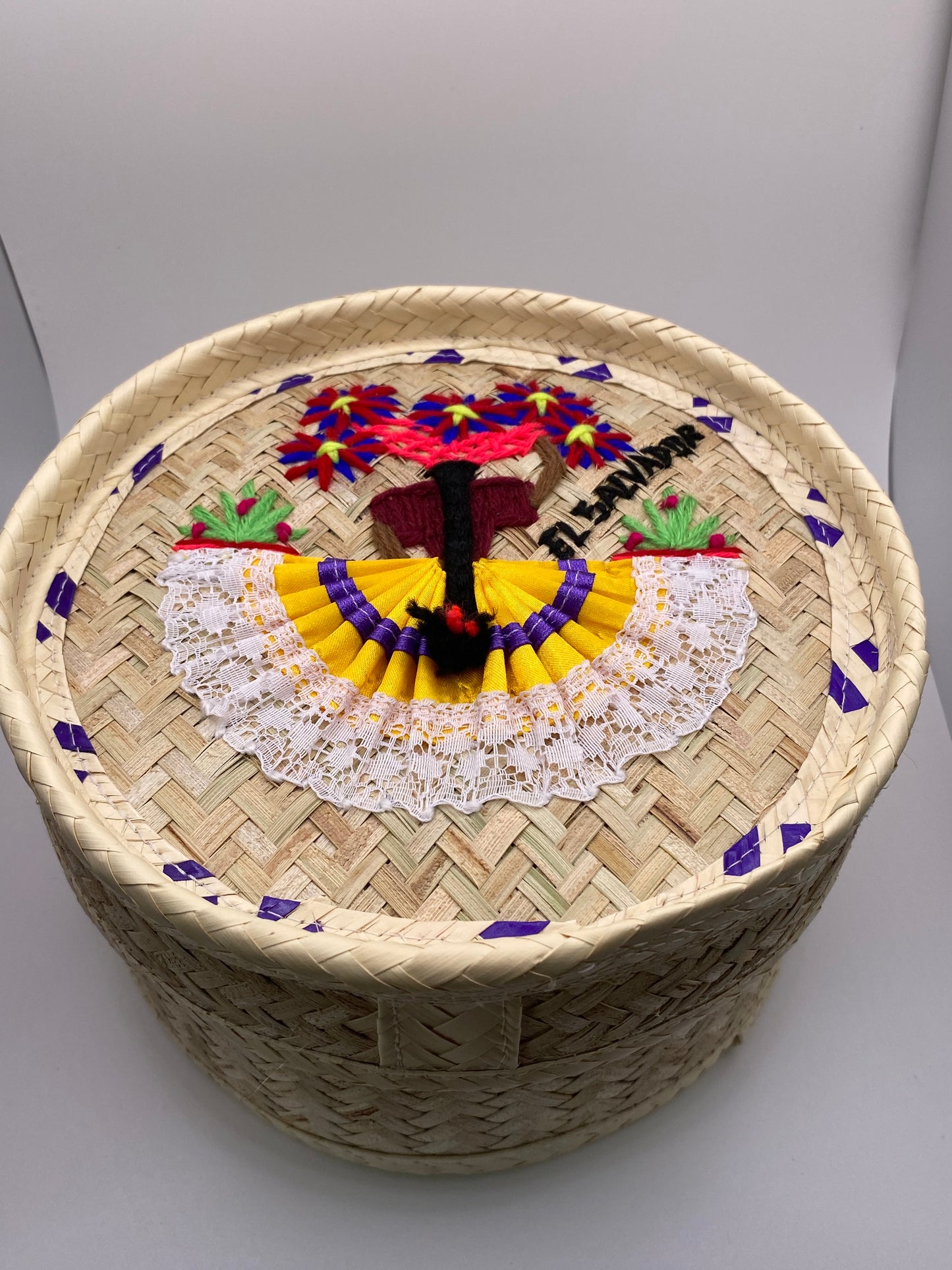 Basket for tortillas from El Salvador